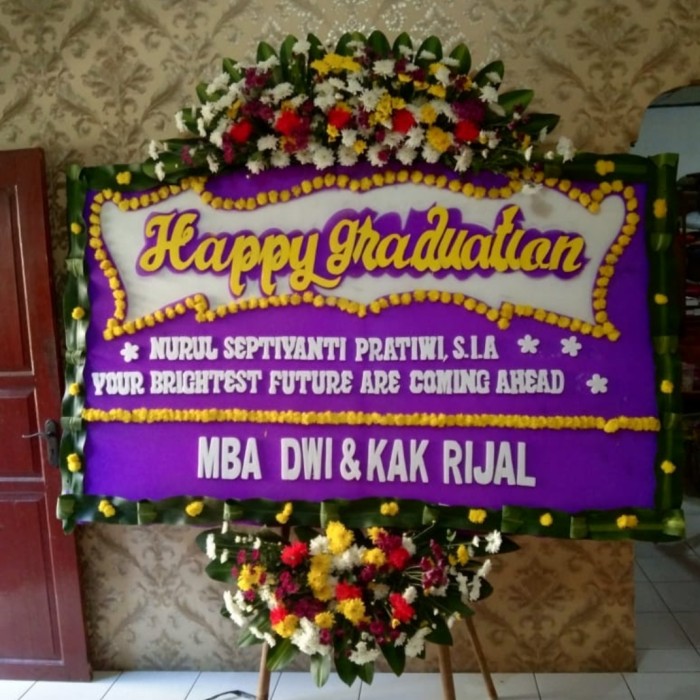 Bunga Papan Kelulusan 5