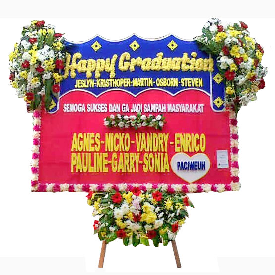 Bunga Papan Kelulusan 8